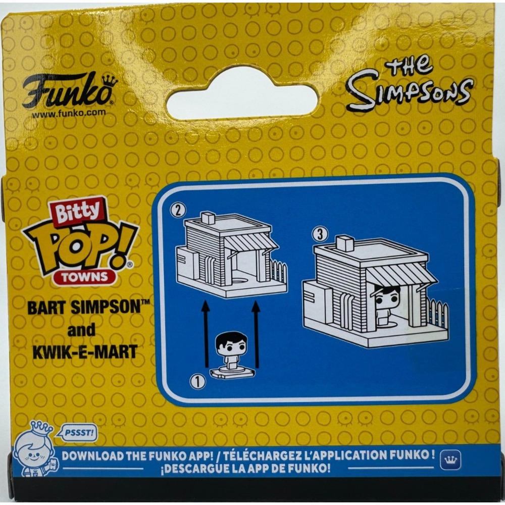 Funko Bitty Pop! Town The Simpsons - Bart Simpson and Kwik-E-Mart NEW IN BOX - Picture 2 of 6